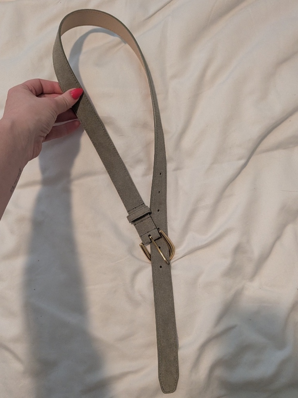 NWOT Aritzia 100% Real Leather and Solid Brass Buckle (XS)